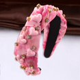 thumbnail image 4 of Biezeib Women Valentine's Day Knotted Headband, Jeweled Embellished Heart Wide Hair Band Accessories Hair Hoop Gifts, 4 of 6