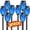 Blue 8 pack, variant on Solar Outdoor Light, Flame Flashing Effect Flashlight Light, IP44 Protection Grade,/8/12 Pcs Solar Flame Light, Garden Lawn Light, Automatic Induction Switch, Outdoor Lighting, Suitable for Courtyard
