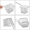 thumbnail image 4 of Stainless Steel Mini Fry Baskets, Practical Basket For Cooking And Serving, Easy To Use And Clean, Wire Handle For Convenient Storage, 4 of 5