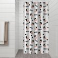 thumbnail image 2 of White Cow Moo Pattern Shower Curtain 36"x72" ,Bathroom Decorative Shower Curtains Set with 12 Hooks,Modern Waterproof Washable Shower Curtain, 2 of 6