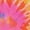 Hot Pink, variant on Girls' Tie Dye Print Short Sleeve T-Shirt – Summer Casual Round Neck Tee with Peace Sign Design for Toddler & Kids