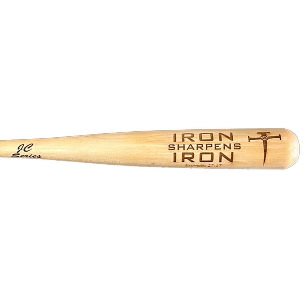 Iron Sharpens Iron Engraved Baseball Bat