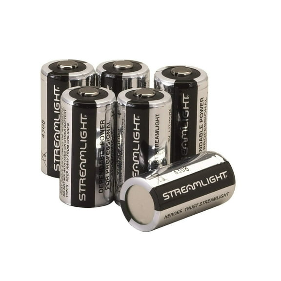 Streamlight STL85180 CR123A General Purpose Batteries, 6 Count