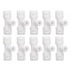 thumbnail image 1 of 10 Pcs Pipe Fitting T Shape 3 Way 1/4in 3/8in Food Grade PP Tube Connector for Water Purifier, 1 of 4