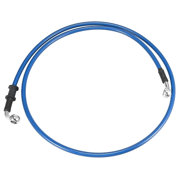 Universal 130cm 51.18" Brake Clutch Oil Hose Line Pipe Blue for Motorcycle