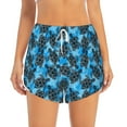 thumbnail image 2 of Sigee Bohemian Sea Turtle for Women's Athletic Shorts High Waisted Running Shorts Pocket Sporty Short Gym Elastic Workout ShortsX-Large, 2 of 9