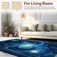 thumbnail image 2 of Ultra Soft Area Rug, Vibrant Cosmic Fantasy Decor, Non Slip, Stain Resistant, Washable Area Rugs for Living Room, Bedroom(Blue, 2X3), 2 of 8
