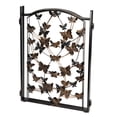 thumbnail image 2 of Freestanding Metal Folding Pet Gate, Large Portable Panels for Dog & Cat Security, Foldable Enclosure Gates for Puppies, Indoor & Outdoor Safety for Pets Tree of Life Tri-Fold Fence, 2 of 7