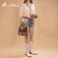 thumbnail image 3 of Montana West Women's Western Style Crossbody Bag Chic Purse for Fashionable Outings, Tan, 3 of 7