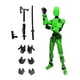 thumbnail image 4 of Figura De Acción Masculina Móvil Baoblaze Impresa En 3D Verde Y Negro 3 piezas, 4 of 8