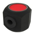 thumbnail image 4 of pitrice Éponge Acoustique pour Microphone Radio Studio Performance Extérieure Octogonale Rouge, 4 of 9