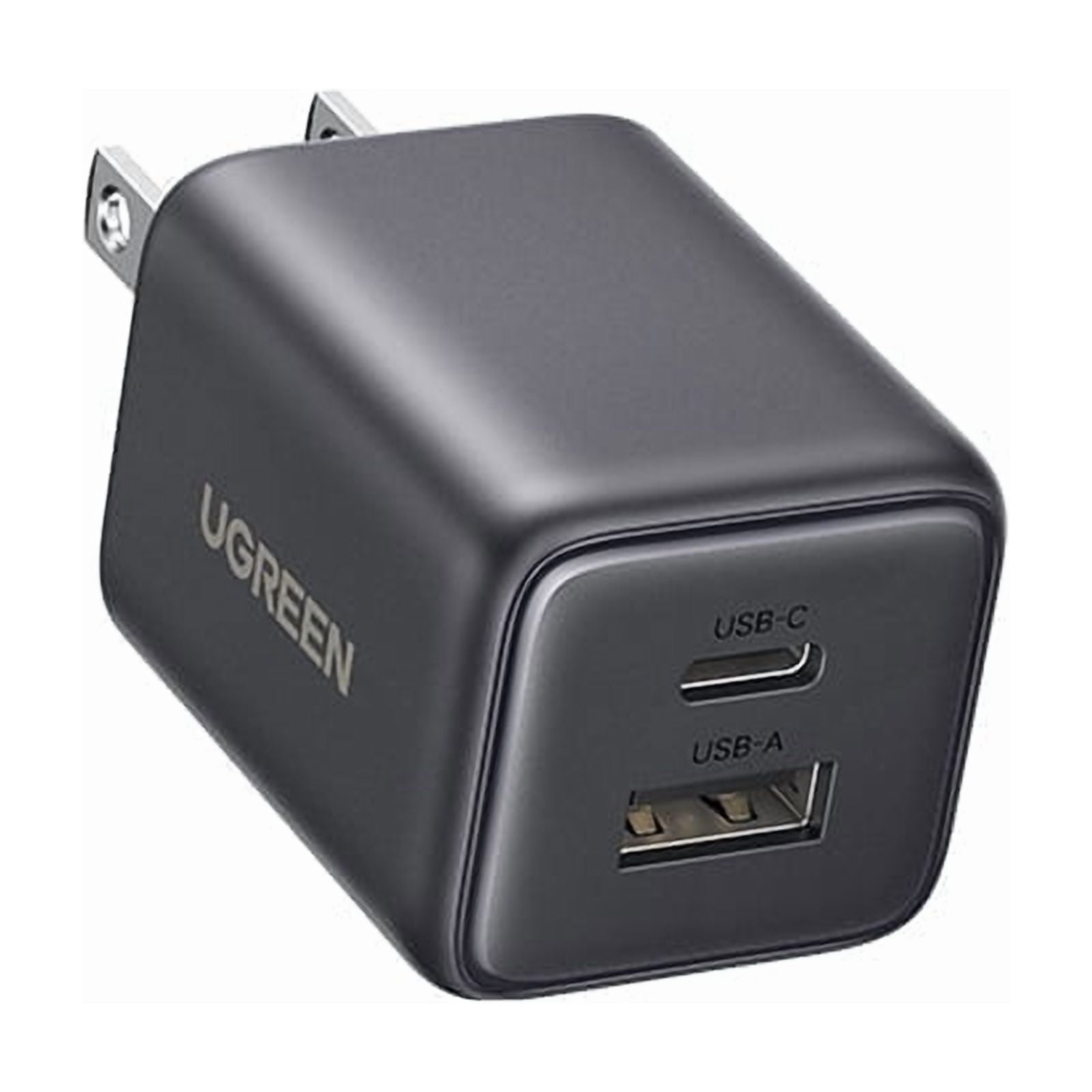 UGREEN 20W GaN USB C Charger, Ultra-Compact 2-Port Wall Charger Block with PD 3.0 and QC 3.0 for Cell Phones, Tablets and laptop, Safe and Portable, compatible for iPhone, compatible for iPad series