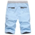 thumbnail image 5 of MSJUHEG Mens Shorts Men'S Shorts New Baggy Shorts Able Loose Pure Cotton Colour Shorts Shorts Men Sky Blue L, 5 of 5