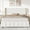 White, variant on 4 EVER WINNER Full Bed Frame, PU Leather Upholstered Platform Bed Frame with Diamond Tufted Headboard and Wingback, White