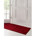 thumbnail image 3 of Rugs.com Botanical Shag Collection Rug – 10 Ft Runner Red Shag Rug Perfect For Hallways, Entryways, 3 of 9