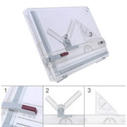 Drawing Board Portable Sketch Drafting Table Protractor Tools Set