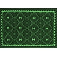 thumbnail image 1 of Ahgly Company Indoor Rectangle Oriental Emerald Green Traditional Area Rugs, 5' x 7', 1 of 4