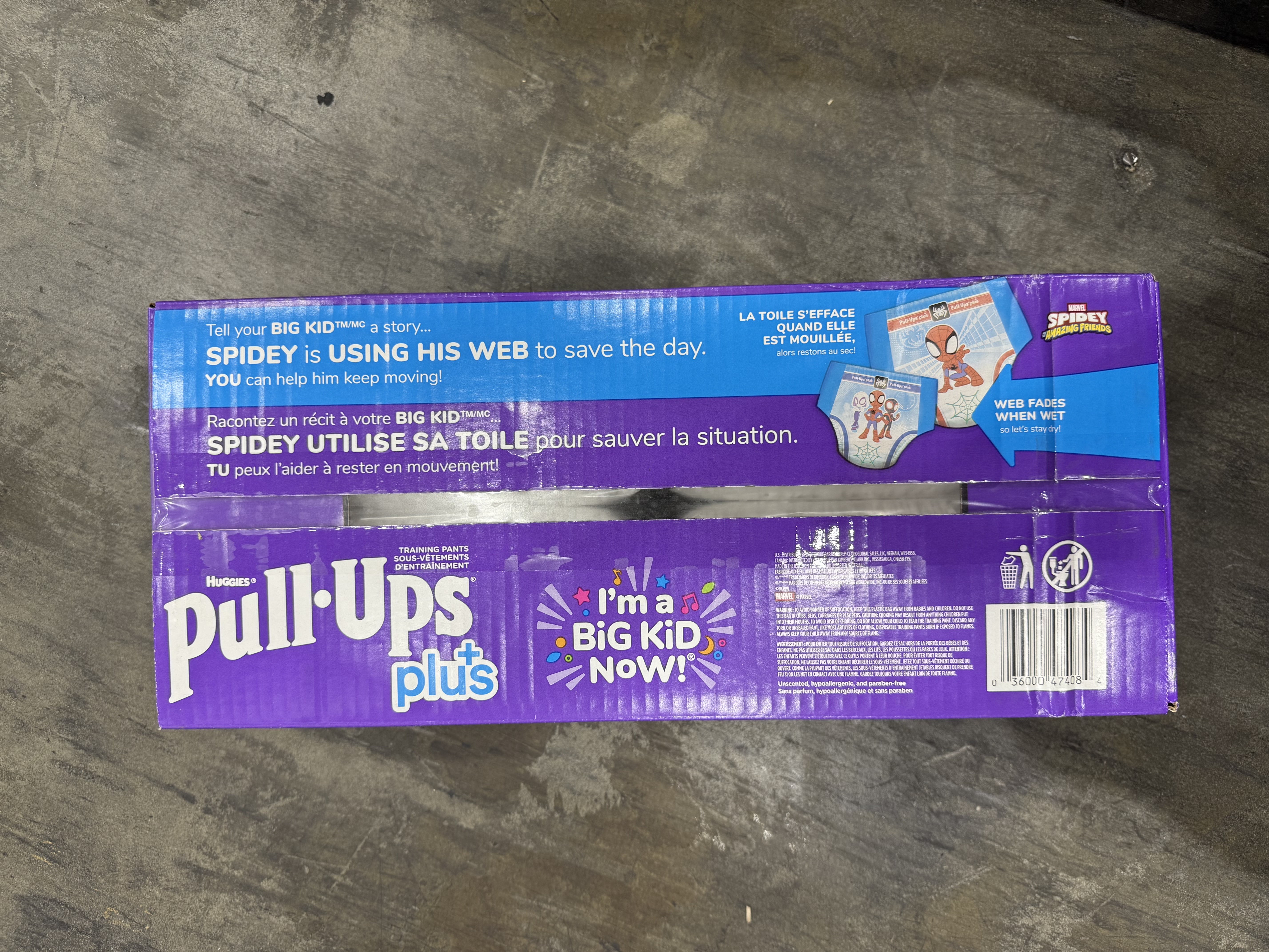 Huggies Pull-Ups Boys' Potty Training Pants, Exclusive Spiderman Designs, 3T-4T, 116 Count