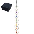 thumbnail image 1 of Coste 7 Chakras La Pared Natural Healing Crystal Hanging Ornament (Oro), 1 of 8