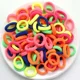 thumbnail image 1 of 200 Uds. Bandas elásticas para el cabello de nailon coloridas para mujeres y niñas, coleteros para sujetar el cabello pequeños, bandas de goma, accesorios para el cabello, 1 of 5