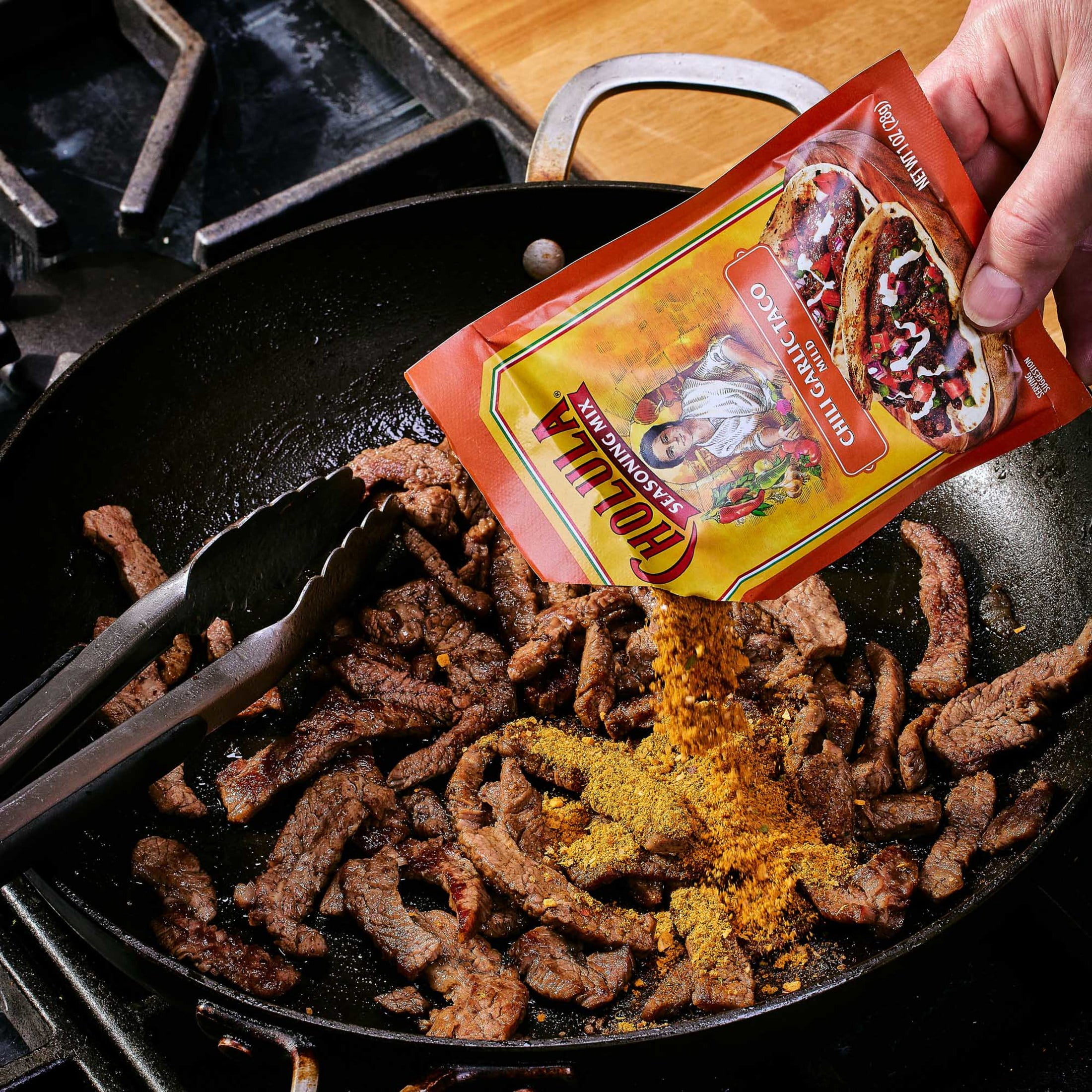 (2 pack) Cholula Chili Garlic Taco - Mild Recipe Mix, 1.0 oz Packet