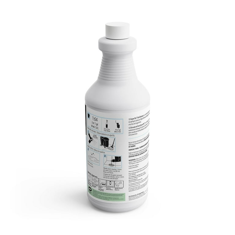 Enzyme Plus Multi-Purpose Concentrate, Lemon Scent, 1 qt Bottle, 6/Carton Enzyme Plus Multi-Purpose Concentrate, Lemon Scent, 1 qt Bottle, 6/Carton