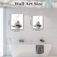 thumbnail image 4 of Elegant Zen Stones Canvas Wall Art Framed Canvas Prints Minimalist Nature Wall Art, Peaceful Zen Wall Art for Bathroom Wall Art, Bedroom Wall Decor, Meditation Yoga Room Wall Decor, 4 of 7