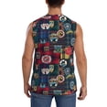 thumbnail image 4 of Balery Adventure Camping Badge Camisetas sin mangas para hombre, absorbe la humedad y protege contra el mal olor.-XX-Large, 4 of 7
