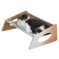 thumbnail image 1 of p>Lit de Chat Surélevé, Hamac de Lit de Chat Respirant Confortable Aéré Robuste pour l'Intérieur/p>, 1 of 7