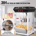 thumbnail image 4 of Popcorn Popper Machine Countertop Popcorn Maker 850W 8 Oz 48 Cups Black, 4 of 7