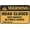 Warning Sign 1, variant on Warning Safety Sign - Do Not Enter Authorized Personnel Only, 8"x12" Rust-Free Aluminum Metal Sign, Weather Resistant Durable Easy To Mount, Security Alert