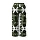 thumbnail image 3 of Pantalones de Cintura Elásticos para Mujeres, Combinados de Bolsillo con Encaje Traje de Deporte Casual para Uso Diario, en Casa Y Al Aire Libre, 3 of 7