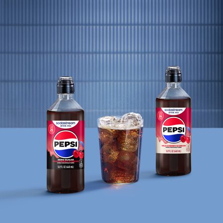 NEW SODASTREAM PEPSI WILD CHERRY ZERO DRINK MIX, 14.9OZ