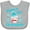AC-Heather Grey, variant on Inktastic Baby's 1st Chrismukkah with Cute Snowman and Snowflakes Boys or Girls Baby Bib