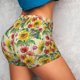 thumbnail image 4 of Balery Sunflower Cornflower Poppy Pantalones cortos de entrenamiento estampados para mujer, sin costuras, ajustados, para gimnasio, yoga, correr, deportes, ejercicio activo, fitness.-XX-Large, 4 of 8
