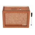 thumbnail image 1 of Hucha de madera con contador, caja de ahorros en efectivo, caja de ahorro creativa Retro, novedad para niños, niñas, adultos y niños, regalo para 3000USD, 1 of 9