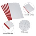 thumbnail image 4 of Unique Bargains Clear Report Covers with Sliding Bar, 15mm 135 Sheets Capacity, Red, 20Pack, 4 of 6