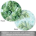 thumbnail image 5 of CounterArt "Tropical Foliage" 4-Pack Round Reversible Tabletop Placemats, 5 of 8
