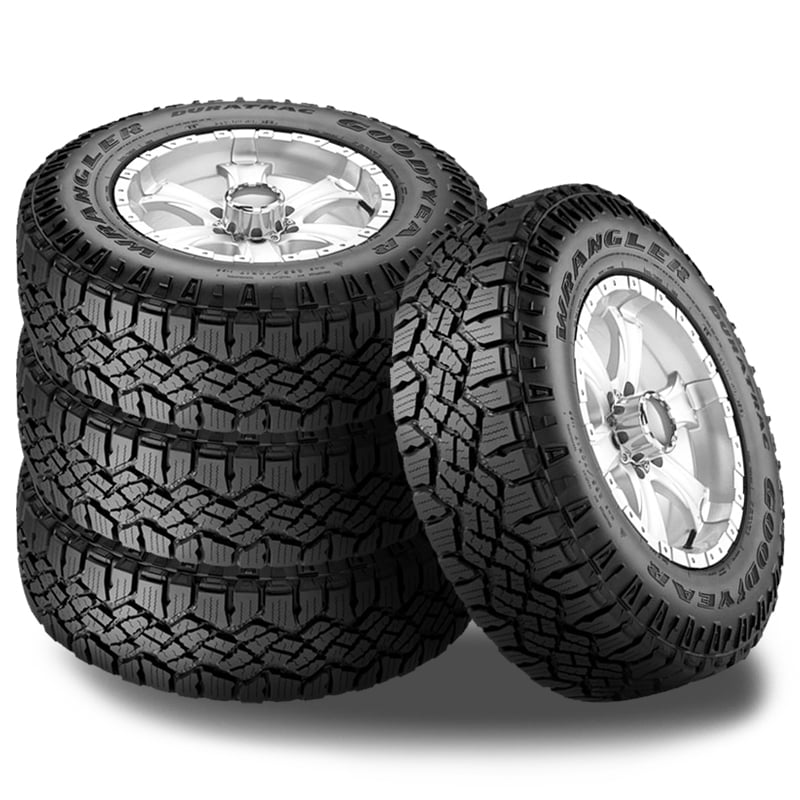 Set of 4 Goodyear Wrangler DuraTrac  118Q Tires 