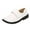 White, variant on adviicd Toddler Dress Shoes Boys Boy's Girl's Classic School Uniform Comfort Oxford Dress Shoes Loafer Flats (White,11)