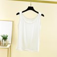 thumbnail image 4 of Staron Women's Casual Loose Sleeveless Tank Top Round Neck Solid Color Basic Comfy Relaxed Summer Shirts Tops, White XL, 4 of 7
