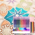 thumbnail image 4 of Glitter Gel Pen Set Multicolour Gel Pens for Coloring 1.0mm Metallic Colorful Pen Glitter Markers Glitters Gel Pens for Colorings Book Drawing and Doodling 18ml, 4 of 8
