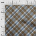 thumbnail image 2 of oneOone Polyester Spandex Brown Fabric Checks Sewing Fabric By The Yard Printed Diy Clothing Sewing Supplies 56 Inch Wide, 2 of 4