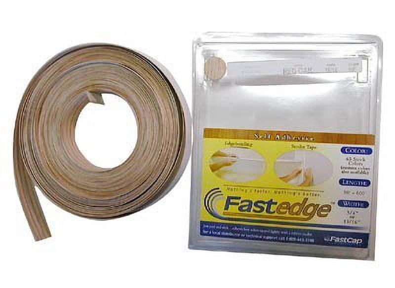 Fastcap Fastedge Peel &amp; Stick Edge Tape 250' Roll Pvc Hardrock Maple