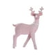 thumbnail image 3 of Estatua de reno navideño, escultura de ciervo, adorno de animal, adorno de fiesta, vacaciones Rosa de pie, 3 of 9