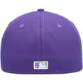 thumbnail image 4 of Men's New Era Purple Oakland Athletics Lime Side Patch 59FIFTY Fitted Hat, 4 of 5