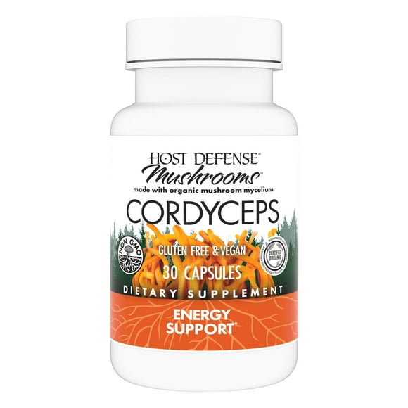 Cápsulas Supplement Host Defense Cordyceps 30 cápsulas