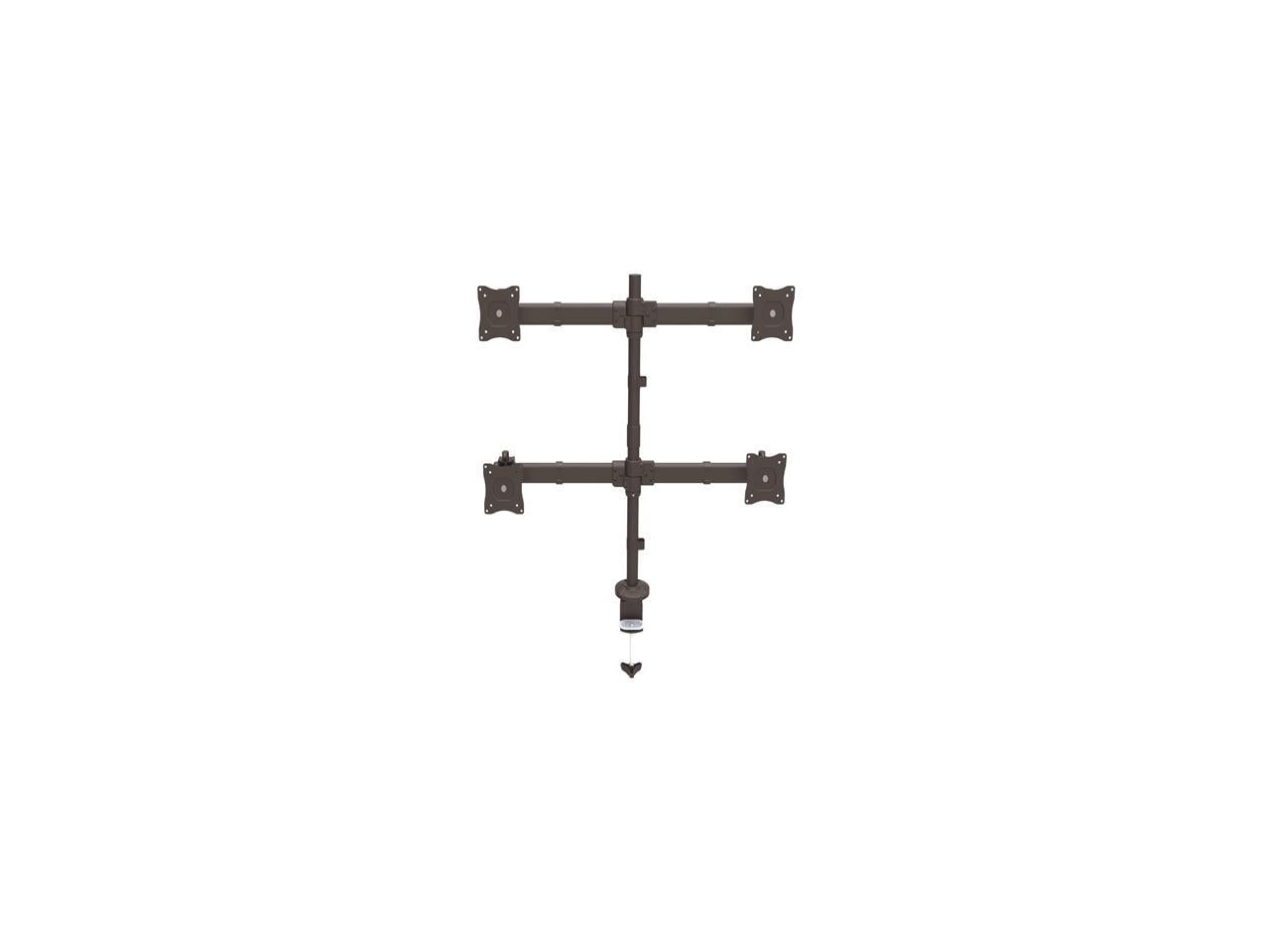 StarTech Articulating Desk-Mount Quad-Monitor Arm - Heavy Duty Steel