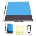 thumbnail image 1 of Shaoy Beach Mat Super Sand Beach 83 "X79", Portable Beach Beach Blanket, Camping, Hiking And Picnic, Light Dry Hard Heat, 1 of 17