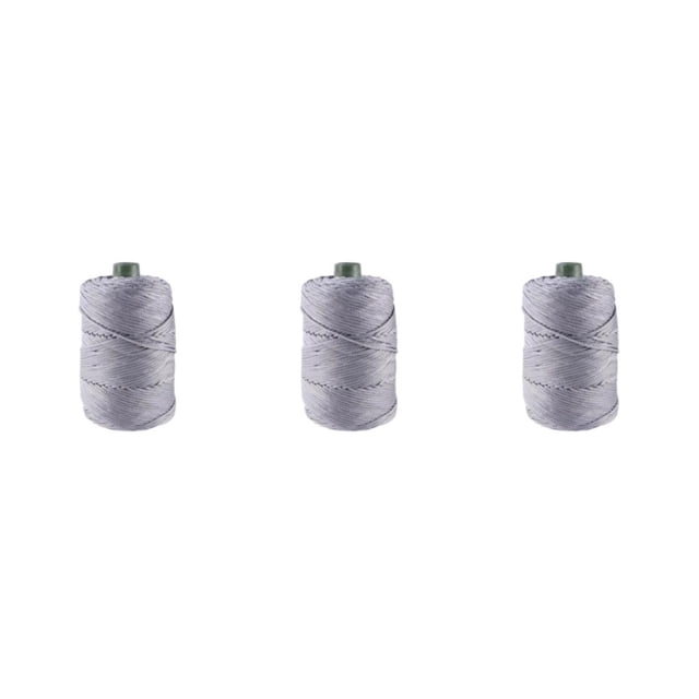 tredstone Durable Ice Rope For Handmade Cushions Exquisite Craft And No Shedding Crochet Yarn Thread 05 Grey 3Set